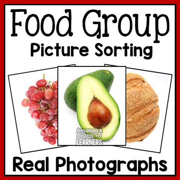 Preview of Food Group Picture Sort - MyPlate