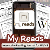 MyReads: Year-Long Interactive Reading Journal | Middle Sc