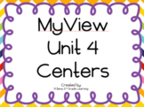 MyView 2nd Grade  Unit 4 Centers BUNDLE