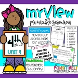 MyView Savaas 4th Grade Unit 4 Posters, Vocab, Spelling Li