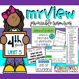 MyView Savaas 4th Grade Unit 5 Posters, Vocabulary, Spelli