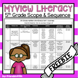 MyView 5th Grade Scope and Sequence |FREEBIE|