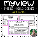 MyView 5th Grade - Unit 3 BUNDLE