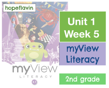 Preview of MyView Literacy SAVVAS 2nd grade Unit 1 Week 5 slides
