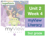 MyView Literacy SAVVAS 2nd grade Unit 2 Week 4 slides
