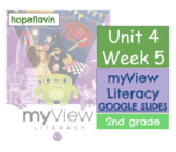 MyView Literacy SAVVAS 2nd grade Unit 4 Week 5 slides