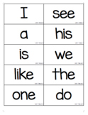 MyView Literacy Word Wall Words- Kindergarten