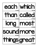 MyView Literacy Word Wall Words- Second Grade