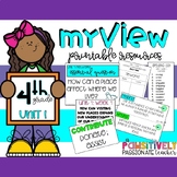 MyView Savaas 4th Grade Unit 1 Posters, Vocabulary, Spelli