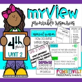 MyView Savaas 4th Grade Unit 2 Posters, Vocabulary, Spelli