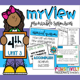 MyView Savaas 4th Grade Unit 3 Posters, Vocabulary, Spelli