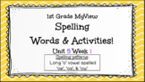 MyView Unit 5 Week 1 - Spelling Words & Virtual Activities