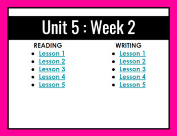 Preview of MyView Unit 5: Week 2