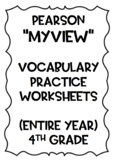 MyView Vocabulary Practice (Entire Year)- 4th Grade