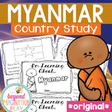 Myanmar Country Study Fun Facts with Reading Comprehension