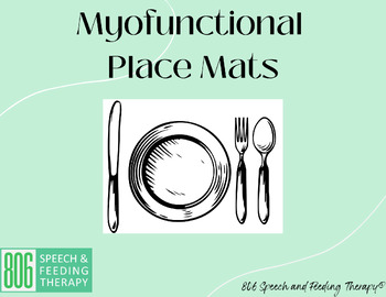 Preview of Myofunctional Place Mats
