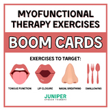 Myofunctional Therapy Exercises BOOM CARDS