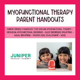 Myofunctional Therapy Parent Handouts OMT