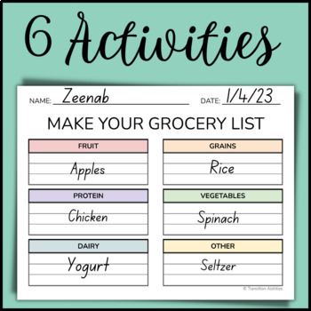 healthy grocery list tumblr