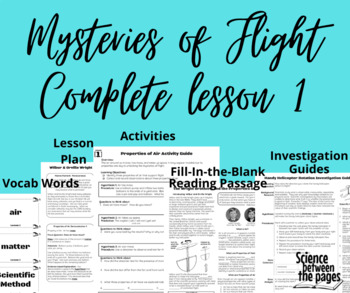 Preview of Mysteries of Flight Lesson 1: The Wright Brothers and the Properties of Air
