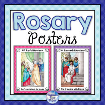 Preview of Mysteries of the Rosary Posters