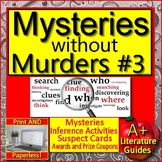 Mysteries without Murders #3: Reading Mystery Unit - Printable and Google Ready