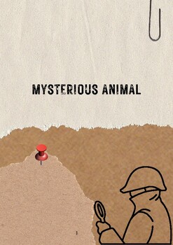 Preview of Mysterious Animal- Animal Themed Activities