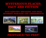 Mysterious Places of Fact/Fiction: Reading Comprehension P