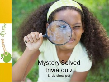 Preview of Mysteriously Fun Trivia