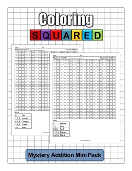 Mystery Addition - Coloring Squared