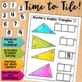 Mystery Angles (Triangles) Math Centers Math Tiles