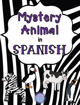 Preview of Mystery Animal in Spanish