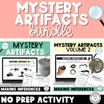 Preview of Mystery Artifacts: Making Observations and Inferences Activity Bundle