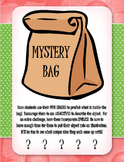 Mystery Bag - 5 Senses, Adjectives, & Similes!