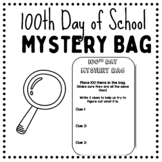 100th Day of School Mystery Bag