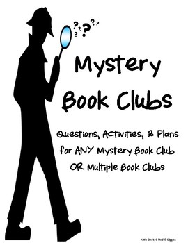 Preview of Mystery Book Clubs for ANY Mystery Novel