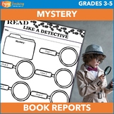 Mystery Book Report Templates with Vocabulary, Practice, a