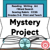 Mystery Book Report and Project-Based Learning CCSS Grades