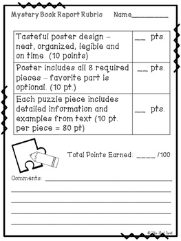 Story Sequence and Main Ideas—A Book Report Puzzle-Piece Project for Any  Novel