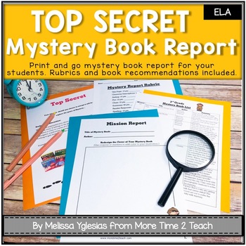 Preview of Mystery Book Report: TOP SECRET
