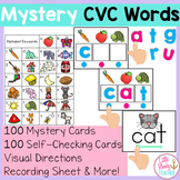 Mystery CVC Words Center