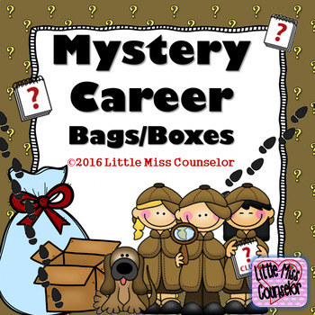 Preview of Mystery Career Bags/Boxes Editable PowerPoint