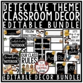 Mystery Detective Theme Classroom Decor Back to School Bul