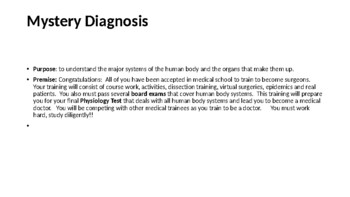 Preview of Mystery Diagnosis