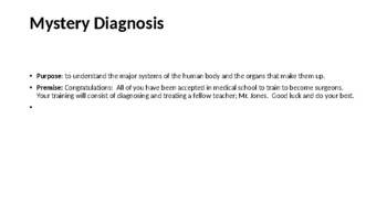 Preview of Mystery Diagnosis