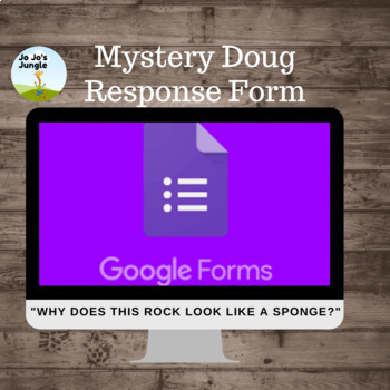 Preview of Mystery Doug Response in Google Forms™ Rocks, Minerals & Fossils Lesson 1