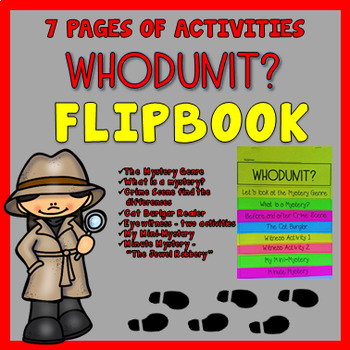 Preview of Mystery Flipbook - Explore the Mystery Genre
