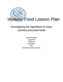 Mystery Food Lesson Plan