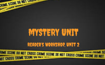 Preview of Mystery: Foundational Skills in Disguise Unit Google Slides Grade 3