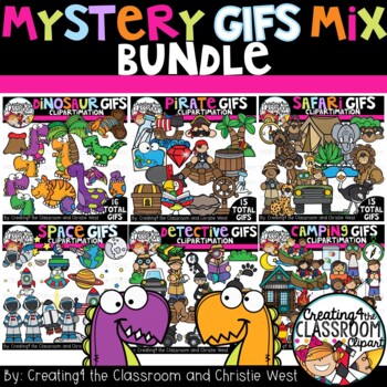 Preview of Mystery GIFs Mix Bundle {Animated Clipart}